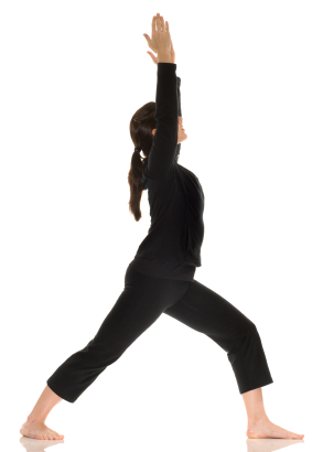 beginner yoga pose - warrior