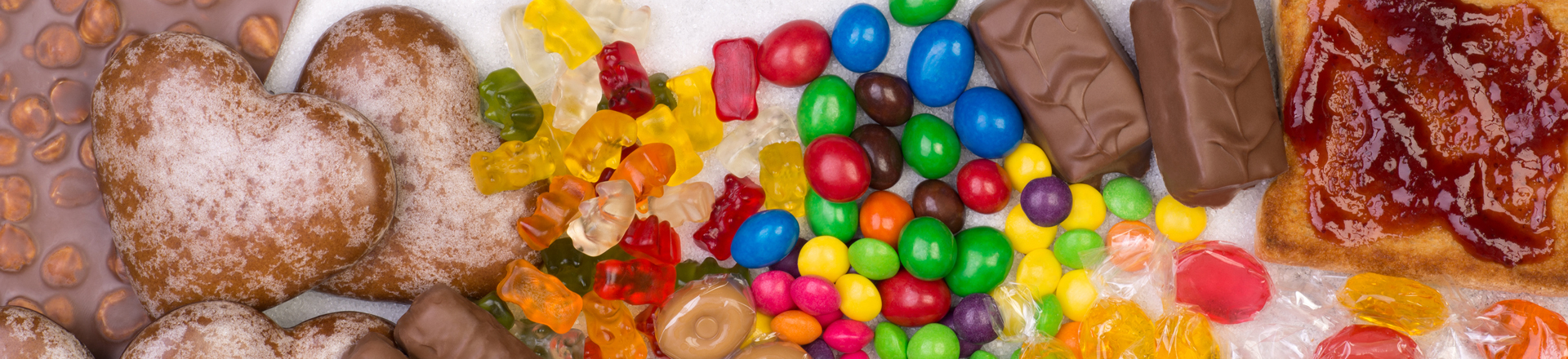pile of colorful sugary candies