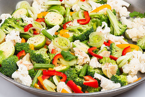 anti-cancer veggie medley healthy diet recipe
