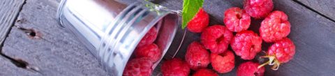 rasberries, a superfood that's high in fiber
