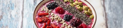 A raw food diet may include berries, nuts and even yogurt