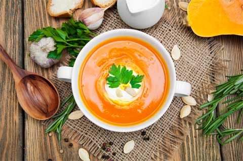 healthy recipe pumpkin and potato soup