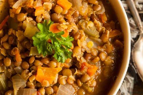 healthy recipe lentil soup