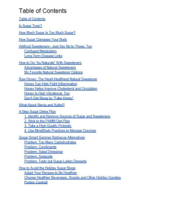 Dr. Sinatra's Free Healthy Sweeteners Ebook
