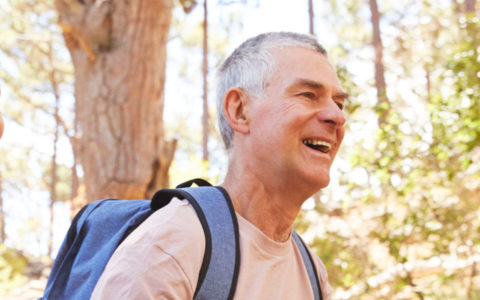 adults hiking and staying active to promote neurogeneis