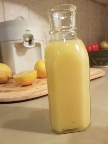organic ginger juice